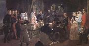 Edward Matthew Ward Queen Victoria at the Tomb of Napoleon (mk25) oil painting reproduction